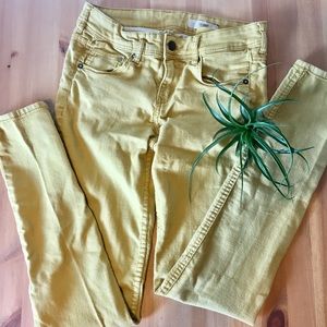 H&M Mustard Yellow Jeans